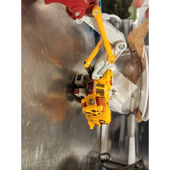 Transformers Cybertron 2005 Longrack Deluxe Class Figure Yellow Incomplete - Picture 10 of 16